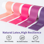 Resistance Loop Exercise Bands 5 Different Resistance Levels Elastic Band Suitable for Arm Leg Stretching and Strength Training