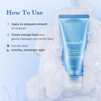 Facial Cleanser Zero Foam Cleanser for Pore & Excess Oil Care | Daily Gentle Cleansing Foam - Excess Sebum Control, Hydration, Pore Minimization, Korean Skincare, Sensitive Skin, 4.23 Oz