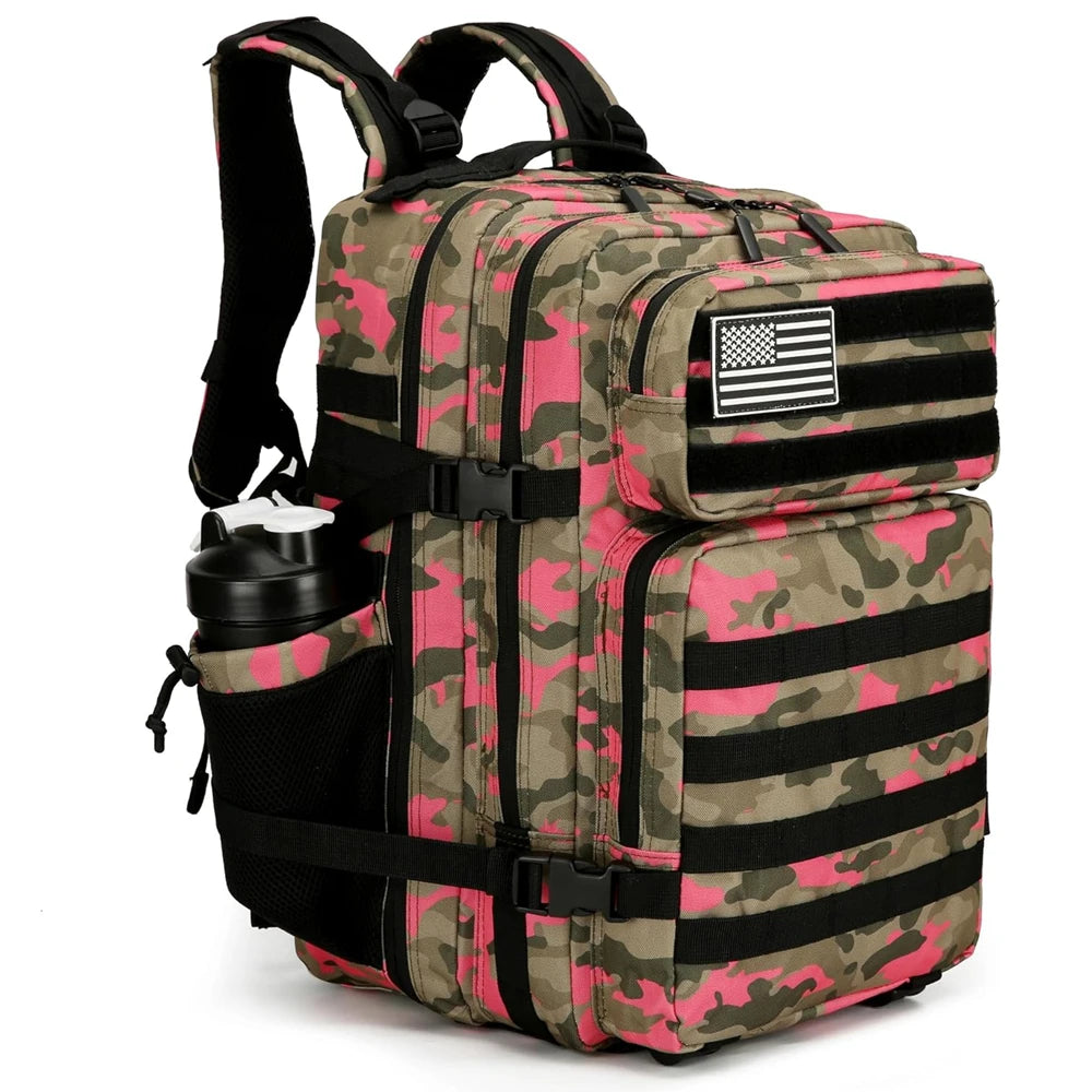 Large 45L 3P Tactical Backpack Hiking Bag Pack Outdoor Sport Backpack Waterproof Climbing Rucksack Camping Hiking Bag Mochila