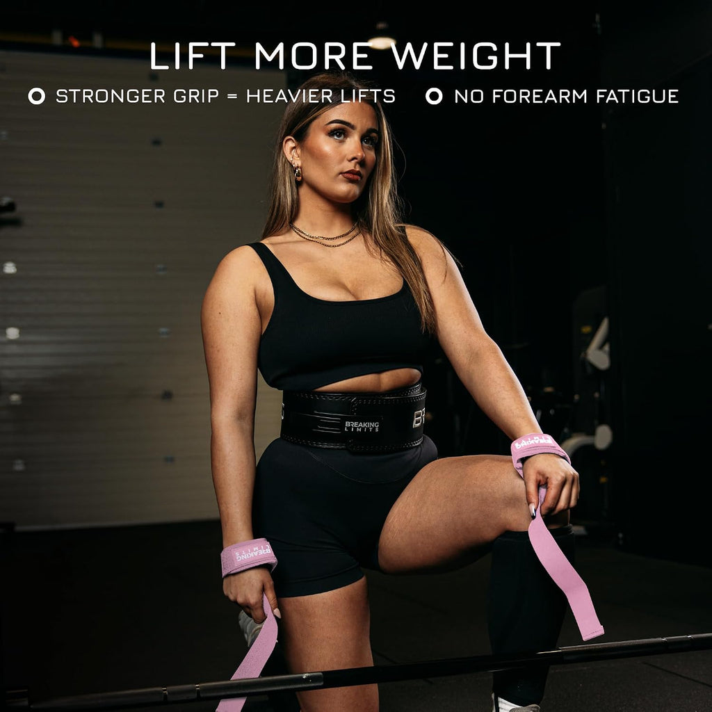 Lifting Straps & Wrist Wraps for Weightlifting Men & Women | Wrist Straps for Weightlifting, Workout Gym Straps, Deadlift Straps, Cotton, Neoprene, Thumb Loops, Reinforced Stitching