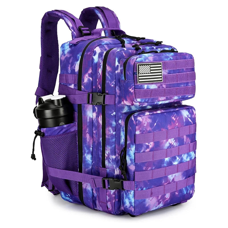 Large 45L 3P Tactical Backpack Hiking Bag Pack Outdoor Sport Backpack Waterproof Climbing Rucksack Camping Hiking Bag Mochila