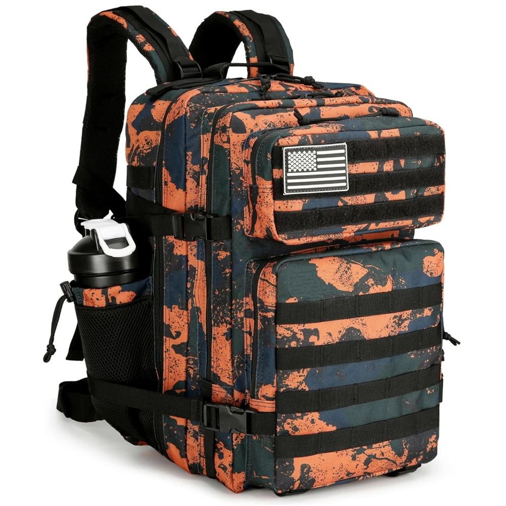 Large 45L 3P Tactical Backpack Hiking Bag Pack Outdoor Sport Backpack Waterproof Climbing Rucksack Camping Hiking Bag Mochila