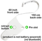 Body Tape Measure – Body Measuring Tape for Body Measurements – Waist | Progress Charts, Find Your Body Fat %, Easily Track Body Measurements