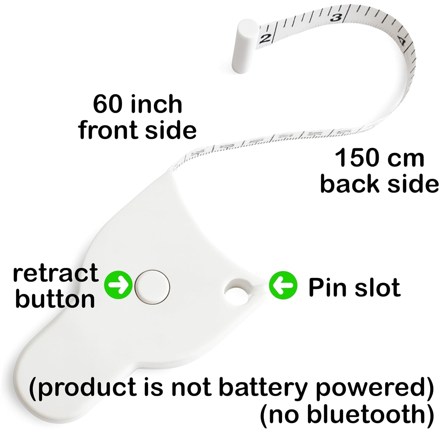 Body Tape Measure – Body Measuring Tape for Body Measurements – Waist | Progress Charts, Find Your Body Fat %, Easily Track Body Measurements